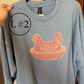 Hen on a Nest Embroidered Crewneck | Size M, and 2 Larges Ready to Ship