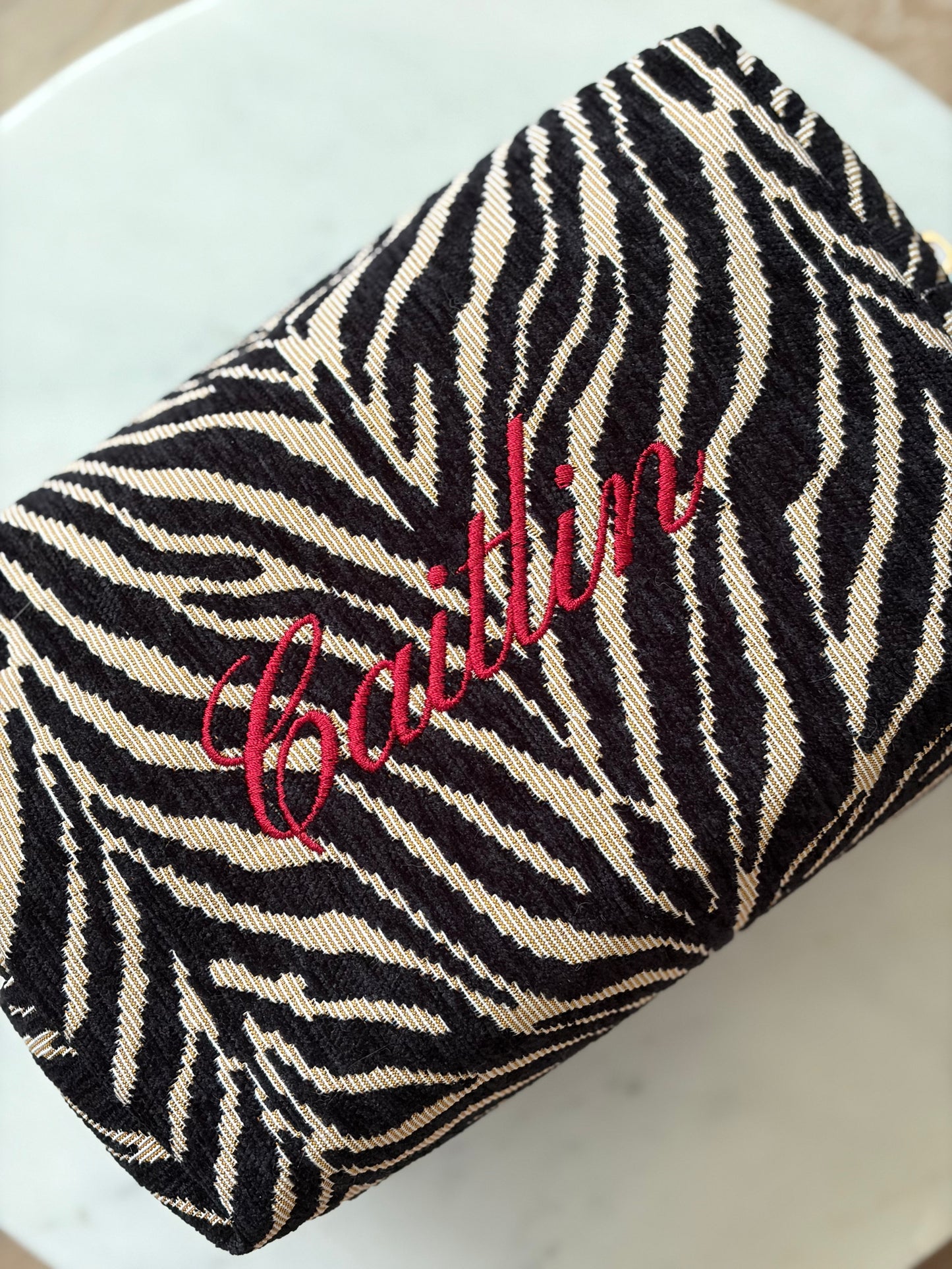 Personalized Makeup Bag | Custom Embroidered Makeup Bag