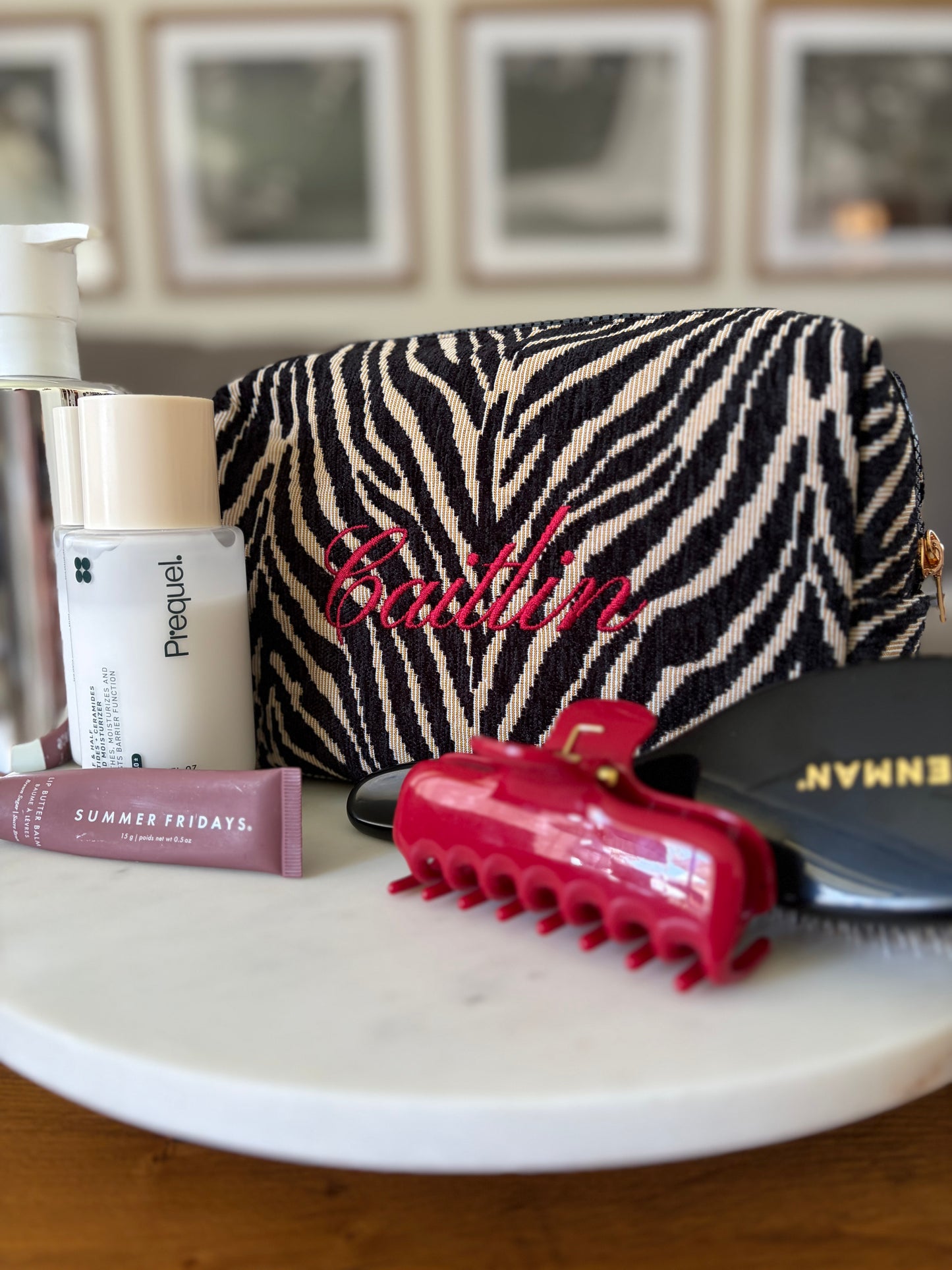 Personalized Makeup Bag | Custom Embroidered Makeup Bag