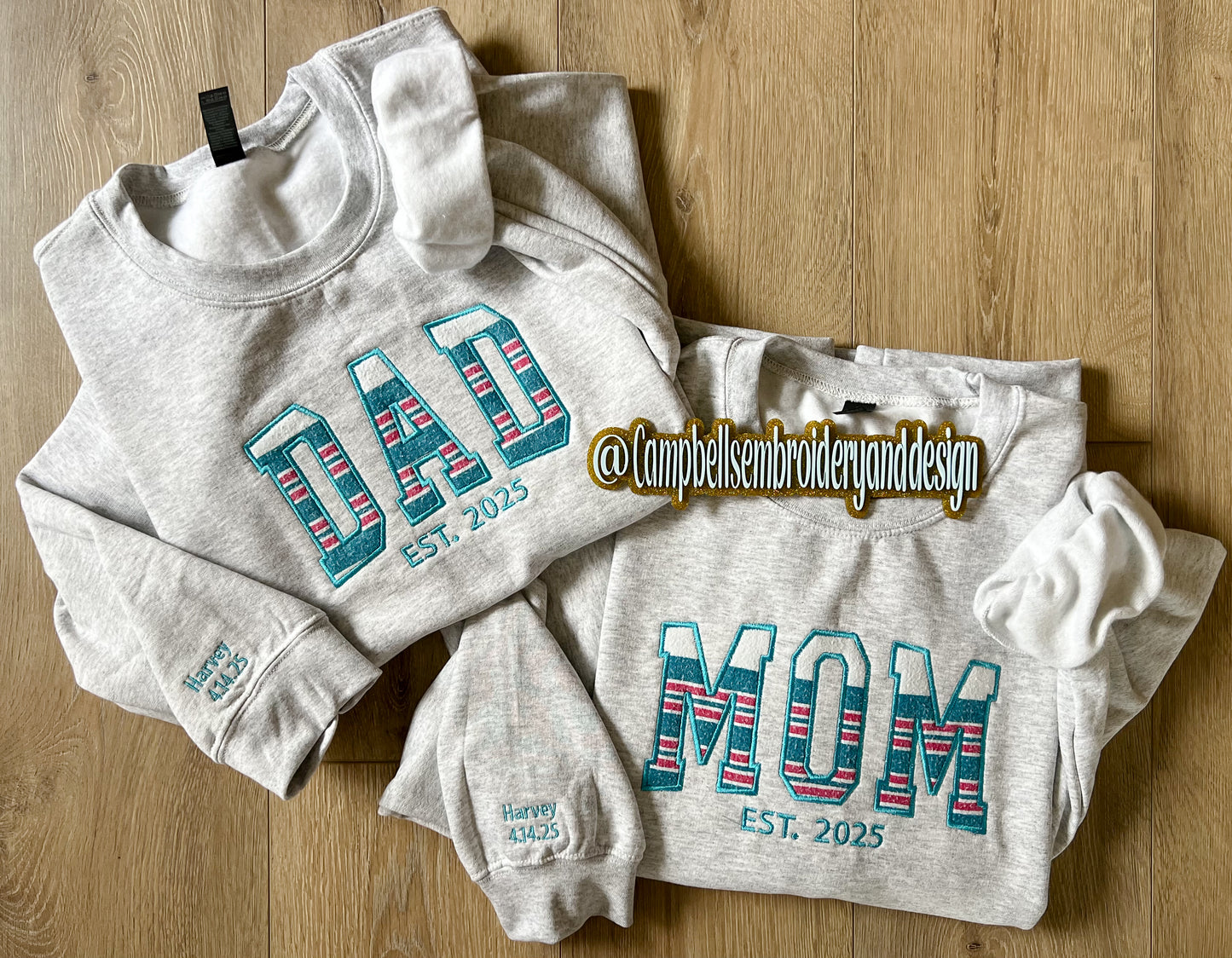 Keepsake Memory Sweatshirt | Baby Clothes Applique Embroidered Sweatshirt