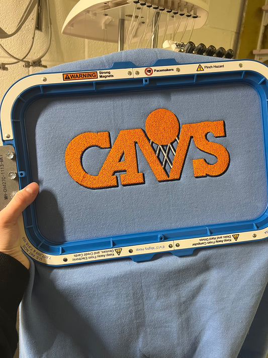 Vintage Cleveland Cavs Embroidered Crewneck Sweatshirt