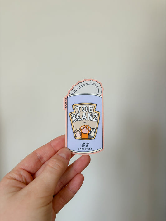 Toe Beans Sticker | Cute Cat Paw Sticker