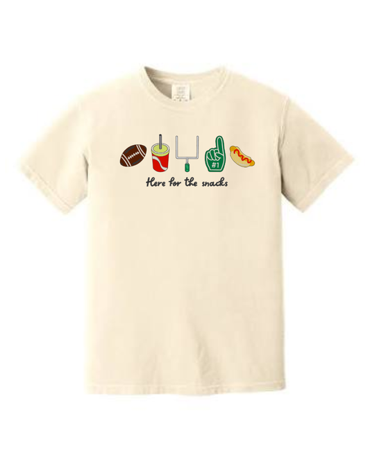 Here For the Snacks Embroidered Design | Friday Night Lights Embroidered Design